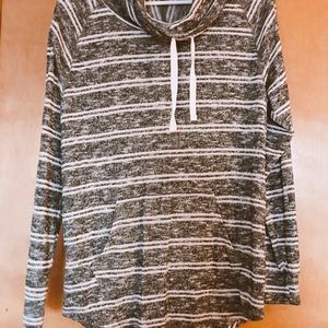Super soft cowl neck sweatshirt!